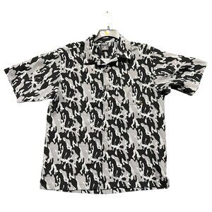 Vintage Oakley desert camo button up shirt size medium